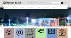 Desktop Screenshot of kaynakenerji.com